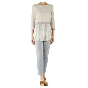 Chico's Fabulously Slimming Gray Ankle Pant, 0